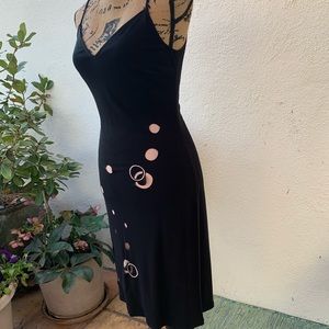 Spaghetti Straps Dress. Your New Little Black Dress with a Twist!